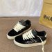 Trendy Black Thick-soled Loafers For Men, 2026 Spring New Korean Version, Niche Versatile Street Style Casual Sneakers_vogvips.com