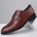 Men's Classic Oxford Dress Shoes - Breathable PU Leather Formal Shoes For Business & Wedding (Black/Brown, Sizes 38-48)_vogvips.com