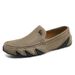 Large Size Leather Korean Version Trendy Versatile Casual Shoes Lazy Octopus One-pedal Driving Shoes_vogvips.com