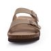 Comwarm Men Leather Summer Brand Slippers Leisure Beach Shoes Unisex Fashion Cork Sandals Adjustable Double Buckle_vogvips.com