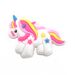 Cute Cartoon Unicorn Shoe Flower Summer Shoe Clasp Personality Detachable Soft Rubber Garden Shoe Decorative Clasp_vogvips.com