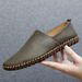 Jumpmore New Style Casual Handmade Moccasins Leather Loafers Men Driving Shoes Size 39-48_vogvips.com