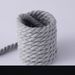 Shoe Accessories rope shoelaces thick round black warrior black beige shoelace rope a pair_vogvips.com