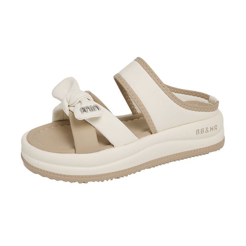 Women's Summer Best-selling Lazy Flip-flops With Soft Soles And Thick Heels - Perfect For Students And Suitable For Casual Beach Wear._vogvips.com