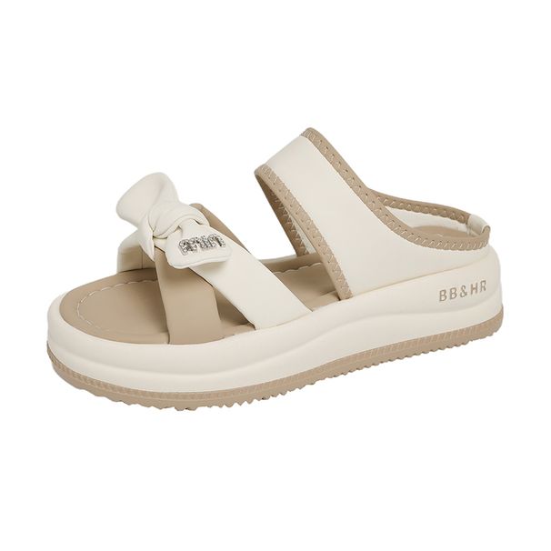 Women's Summer Best-selling Lazy Flip-flops With Soft Soles And Thick Heels - Perfect For Students And Suitable For Casual Beach Wear._vogvips.com