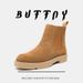 Men's Boots Sleeve Lazy Boots Thick-soled Heightening Fashion Boots_vogvips.com