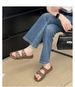 Women's Summer Outdoor Slippers 2025 New Fairy Style With Dress Flat Beach Sandals Seaside Slides_vogvips.com
