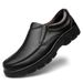 Euro Step 2019 New Men's Leather Low-top Men Loafers Soft Sole Large Size Dad Shoes_vogvips.com