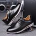 Men's Casual Spring Summer Fashion Trend Youth Popular New Blue Sneakers Invisible Height Increase Leather Shoes Men_vogvips.com