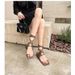 Chunky Sandals For Women 2025 Summer New Style Outdoor Wear Stunning Brown Toe Strap Cross-Strap High Heel Beach Roman_vogvips.com