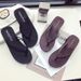 Women's Summer Fashionable High Heeled Platform Sandals Flip Flops Non Slip Beach Slippers_vogvips.com