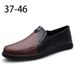 Men's Leather Shoes Style Dress Doudou Shoes Soft-soled Driving Shoes_vogvips.com