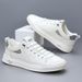 Summer Autumn Cow Leather Sneakers For Men Fashion Casual White Board Shoes Male Breathable Driving Shoes Man_vogvips.com