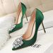 Fashion Women S Luxury Rhinestone Pointed High Heels For Elegant Wedding Shoe Designer Shoes Zapatos Mujer_vogvips.com
