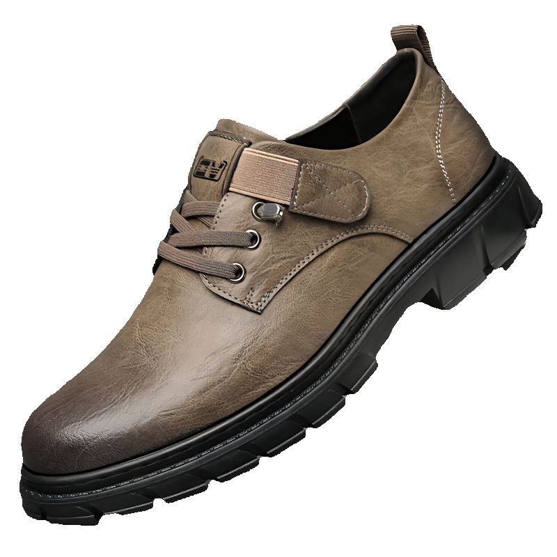 ct Ct Suitable For All Seasons 2024 New Men's Business Spring And Autumn Slip-On Thick-Soled Work Trendy Casual Leather Shoes_vogvips.com