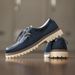 Workwear Retro Kangaroo Shoes Men's Shoes New Summer Boken Shoes Japanese Fashion Square Toe Thick Sole Casual Leather Shoes_vogvips.com