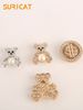 8-piece DIY Shoe Decoration Set, Featuring A Pearl Bear, Symbol Shoe Ornaments, And A Cute Detachable Shoe Hanger—the Perfect Holiday Gift_vogvips.com
