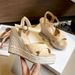 Women's High Heeled Wedge Sandals One Strap Style Fairy Trendy Roman Summer Sandals_vogvips.com