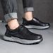 Fashion Four Seasons High-Quality Genuine Versatile Leather Comfortable Men's Casual Thick-Soled Sports Shoes_vogvips.com