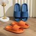 Slippers Women For Men At Home, Couple Cool Indoor One Line Slippers, Bathroom, Shower Slippers_vogvips.com