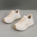 HY2511 New 2025 Spring And Autumn Women's Shoes Low Top Thick Bottom Simple Height Enhancing College Student Fashion Sneakers_vogvips.com