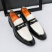 New Fashion Men's British Black Business Casual Loafer Shoes Daily Driving Office Leather Shoes One Foot Pedal Lazy Brown Banquet Dress Wedding Men's_vogvips.com