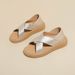 Women's Summer Ultra-soft Non-slip Cool Shoes With Breathable Woven Pattern, Versatile And Comfortable Thick-soled Casual Flip-flops_vogvips.com
