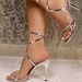 Women's Roman Sandals – Pointed Toe Strappy Heels With Ankle Wrap (Boho Chic Shoes)_vogvips.com