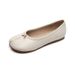 Women's Mirror Split-toed Pig's Trotters, Flat-soled Single Shoes With Shallow Mouth And Skirt_vogvips.com