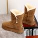 Northeast Snow Boots For Women 2024 New Winter Mid-Calf Leather And Fur Integrated Thick Sole Fleece Lined Thickened_vogvips.com