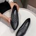 Work Shoes, Women's Single Shoes, All-season Professional Work Pointed-toe Coarse-heeled Leather Shoes, Large-sized Manufacturer_vogvips.com