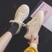 Spring New Big Toe Canvas Female Students Korean Version Thick Soled White Low Top Casual Shoes For Sports_vogvips.com