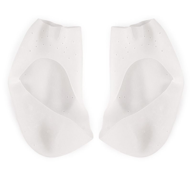 Breathable Open-Toe No-Show Socks – Anti-Slip & Seamless Toe Separation For Comfort (White, Nude, One Pair, One Size Fits Most)_vogvips.com