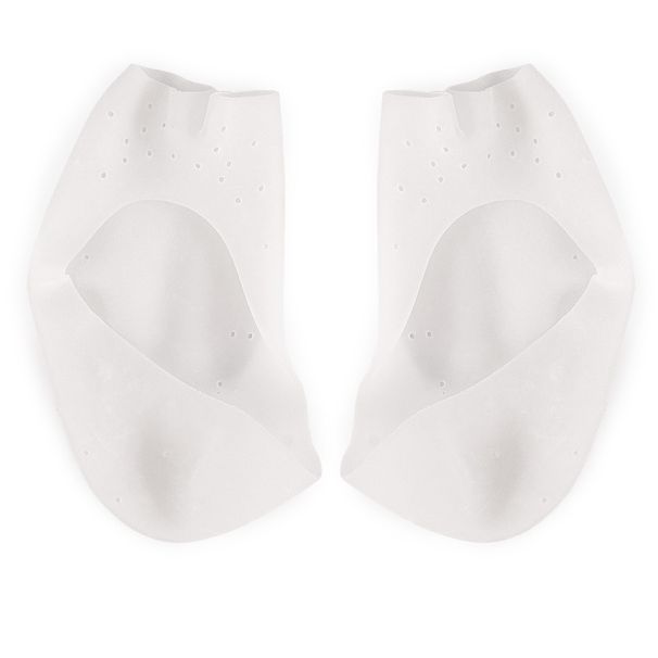Breathable Open-Toe No-Show Socks – Anti-Slip & Seamless Toe Separation For Comfort (White, Nude, One Pair, One Size Fits Most)_vogvips.com