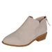 Women Ankle Boots Autumn Winter Short Boots Plus Size Shoes Autumn Suede C Helsea Women S Martin British Style Short And Ankle Boots_vogvips.com