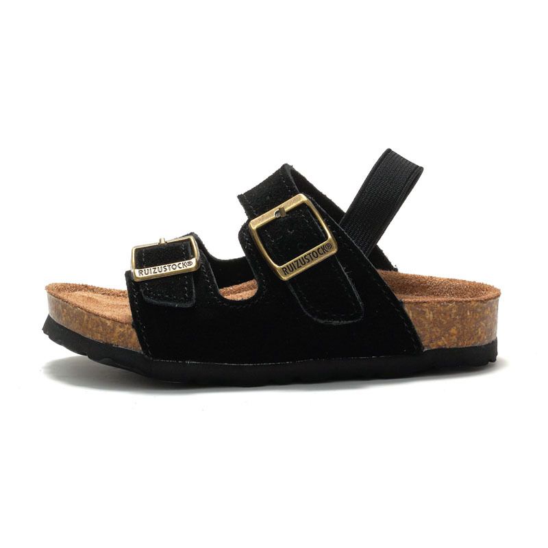 RUIZUSTOCK Spring And Autumn New Children's Sandal Cork Sandals Boys' Beach Shoes Girls' Student Slippers Breathable_vogvips.com