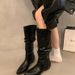 Fashion Petite Pointed Toe Height-Increasing Long Over-the-Knee High Hot Girl Riding Slim Boots_vogvips.com