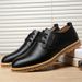 New-1 Autumn Men's Shoes: Men's Formal Business Leather Shoes With Fleece_vogvips.com