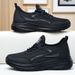 2026 New Black Summer Running Flyknit Mesh Men's Shoes, Breathable, Ultra-Light, Soft Sole, Non-Slip Sports Casual Shoes_vogvips.com