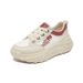 Daddy Shoes Female Student Sports Thick-soled Heightening Shoes Casual Mesh Breathable_vogvips.com