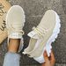Shoes Hot Selling Cross Border Large Size Women's Shoes With Soft Soles, No Fatigue, Flying Woven Shoes, Casual Sports Shoes, Running Shoes_vogvips.com