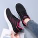 Women's Casual Soft Sole Breathable Sneakers Mesh Mom Wholesale Dropshipping Running Shoes For Women_vogvips.com