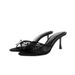 2025 Summer New Pointed Mesh High-heeled Sandals Summer Women's Shoes Fashionable Hundred Exquisite_vogvips.com