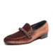 Voyage Voyage British Style Suede Loafers Cross-Border Large Size Men's 38-48 Sizes 2024 New Braided Personality Leather Shoes_vogvips.com