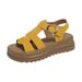 Korean-style Platform-soled Fashion Women, 2026 Summer Roman Sandals, Versatile Thick-soled Beach Sandals For Women_vogvips.com