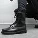 European Warm Series Outdoor Combat Training Men Cowhide High Top Waterproof Steel Toe Work Shoes Breathable Tactical Martin Boots Special_vogvips.com