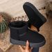 Winter Snow Boots Women, Plush Lined Non-Slip Platform Ankle Boots, Cozy Casual Slip-on Shoes, Bulk Wholesale_vogvips.com