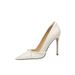 Spring Summer New French Pearl Exquisite Wedding Shoes Elegant Design High Heels Low Cut Women S_vogvips.com