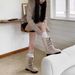 Sheepskin Fur Lace-up Boots For Women 2025 New Thick Sole Height-increasing Fleece-lined Thickened Warm Northeast Snow_vogvips.com