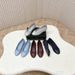 High-Quality 2026 Style New-Inspired Ballet Flats, Low-Cut, Color-Blocked, Genuine Leather, With Bow, Women's Shoes_vogvips.com